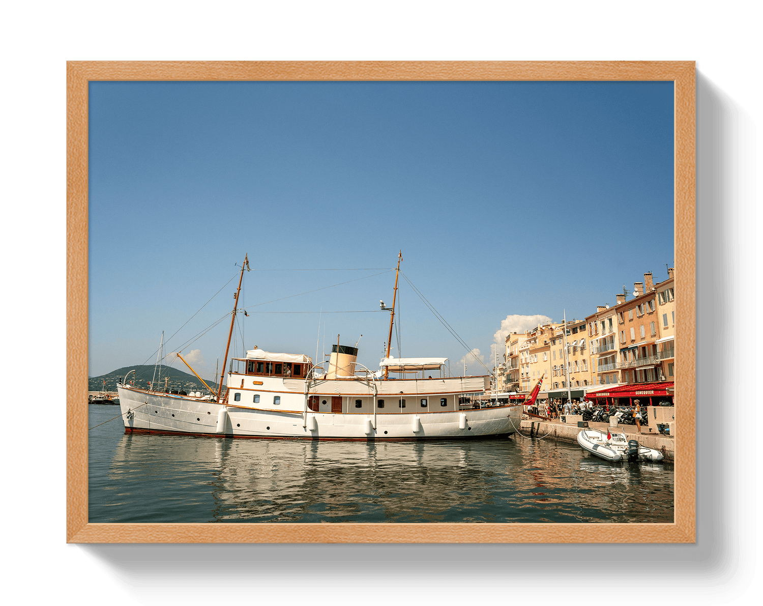 Johnny Vacay Oak / 11x14 / Full Bleed Vintage Saint-Tropez