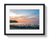 Johnny Vacay Black / 11x14 / Matte Fishing Village