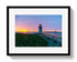Johnny Vacay Black / 11x14 / Matte Nantucket Sunrise