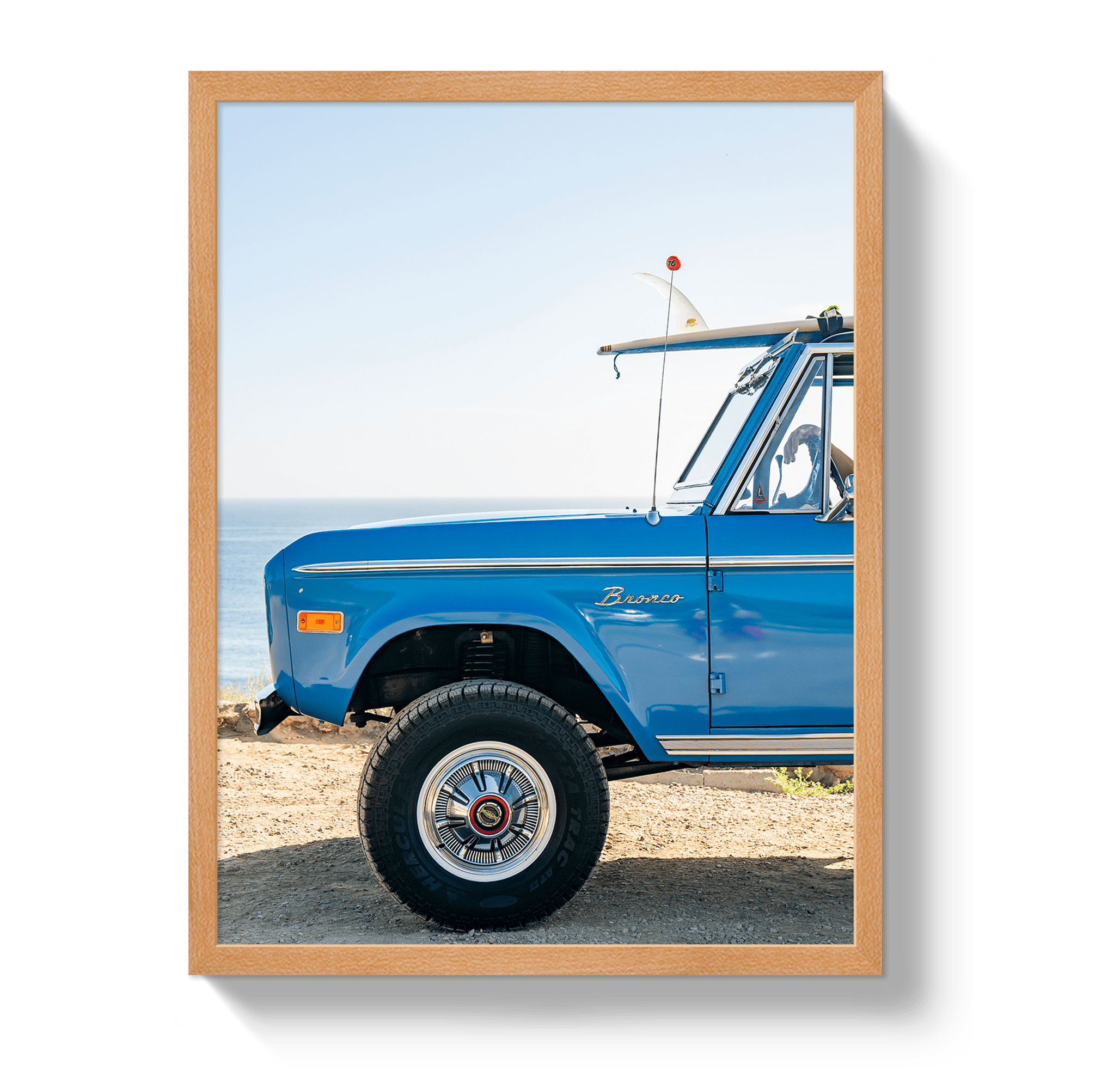 Johnny Vacay Oak / 11x14 / Full Bleed Surf Bronco