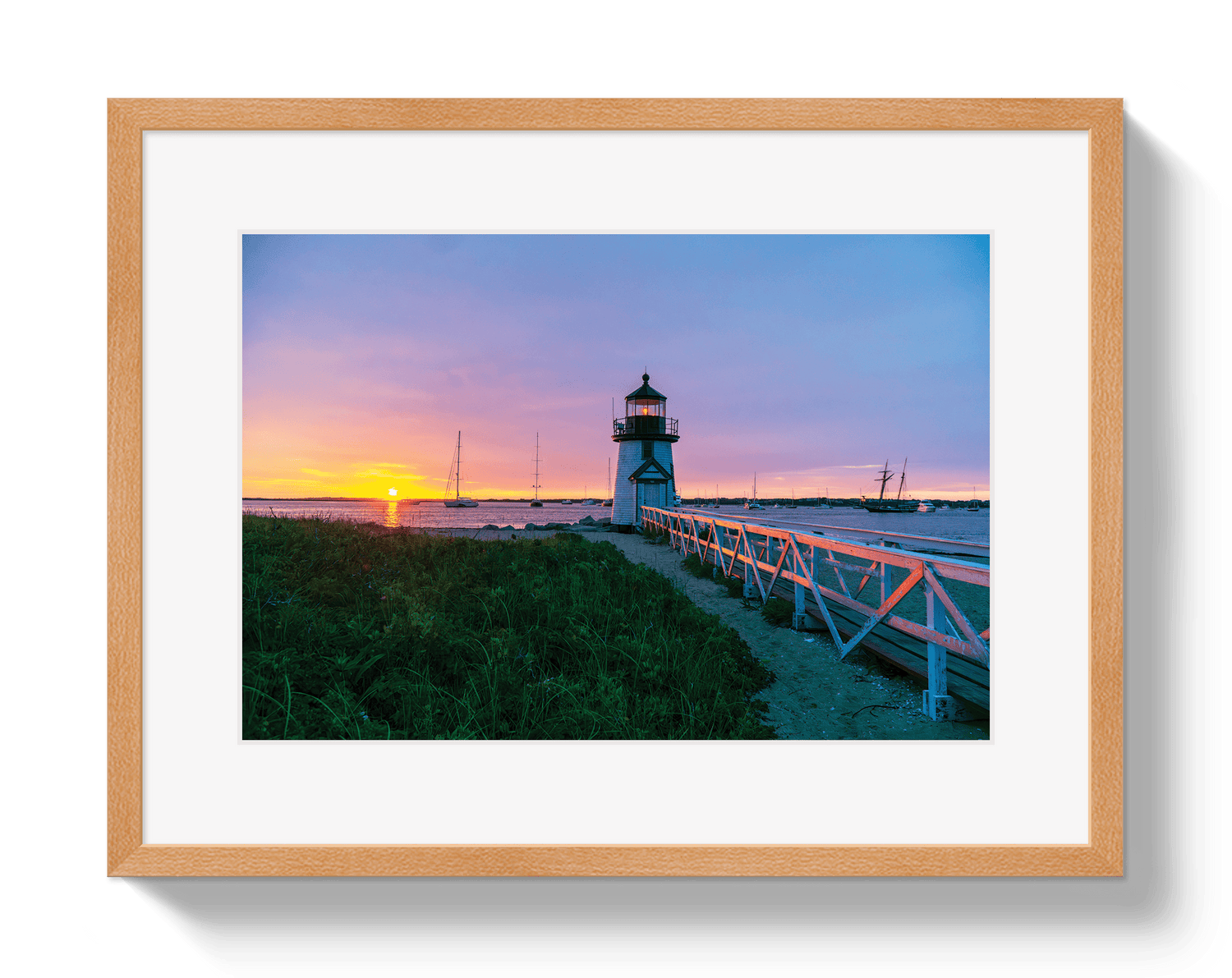 Johnny Vacay Oak / 11x14 / Matte Nantucket Sunrise