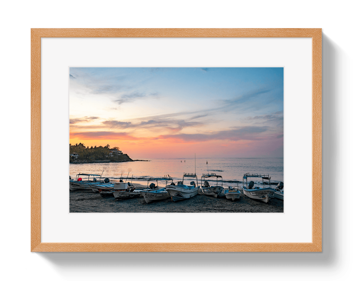Johnny Vacay Oak / 11x14 / Matte Fishing Village