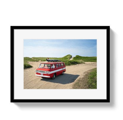 Johnny Vacay Black / 11x14 / Border Beerun Beach