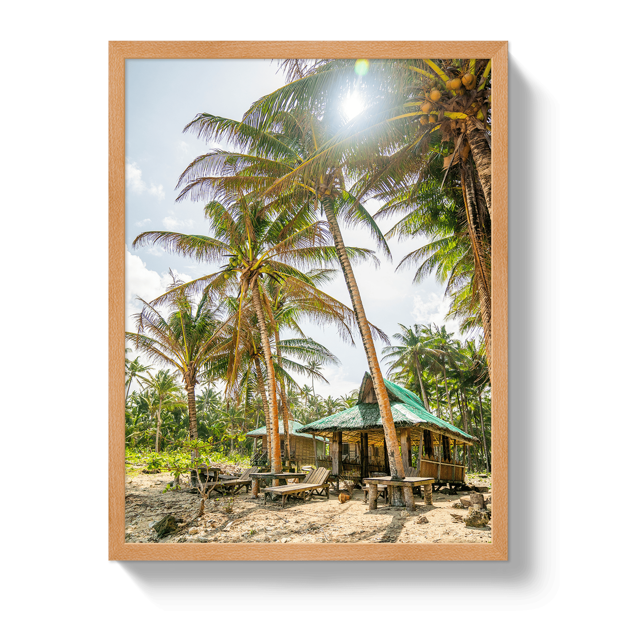 Johnny Vacay Oak / 11x14 / Full Bleed Rum Hut