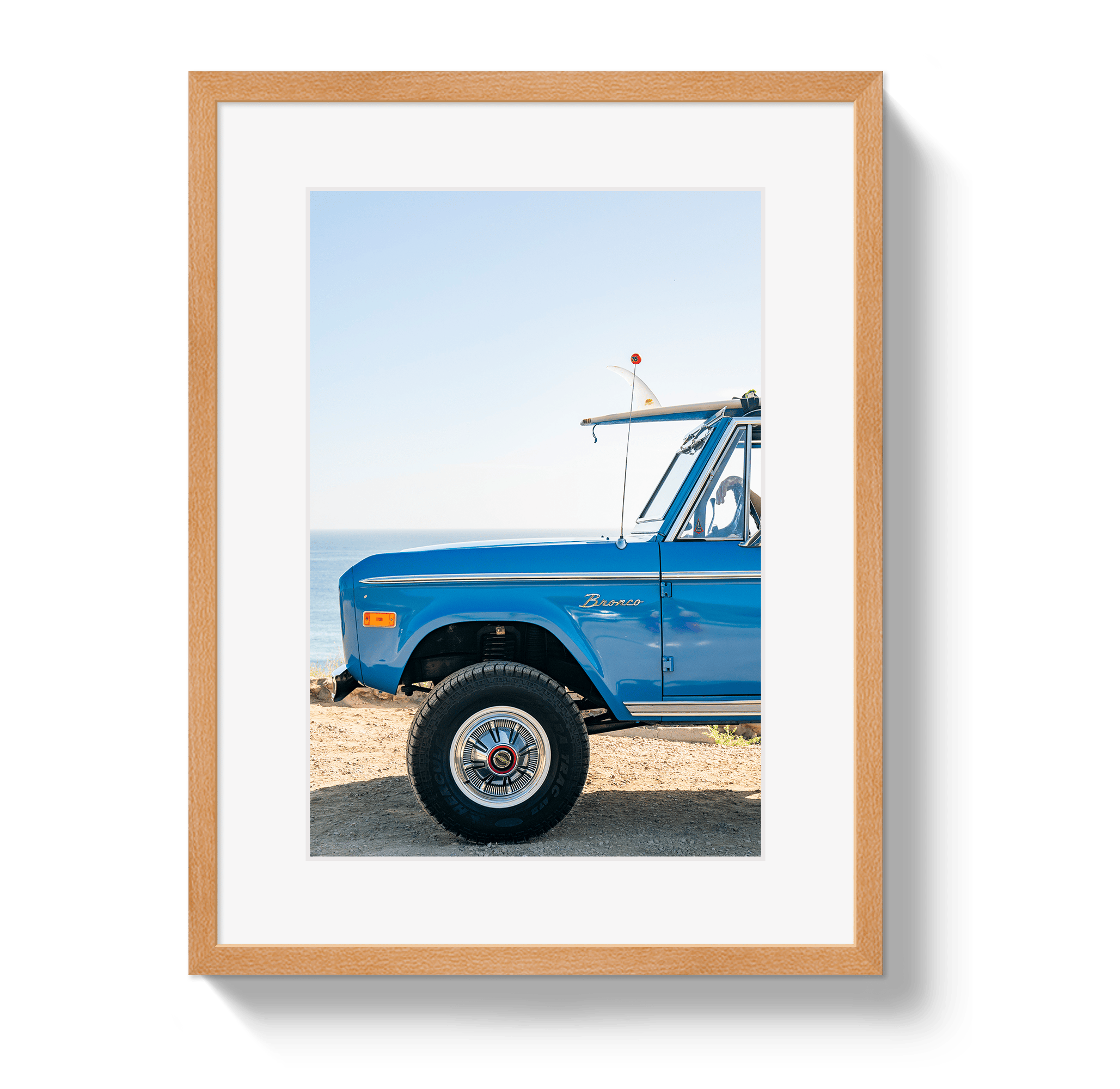 Johnny Vacay Oak / 11x14 / Matte Surf Bronco
