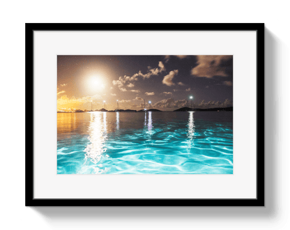 Johnny Vacay Black / 11x14 / Border Skinny Dip