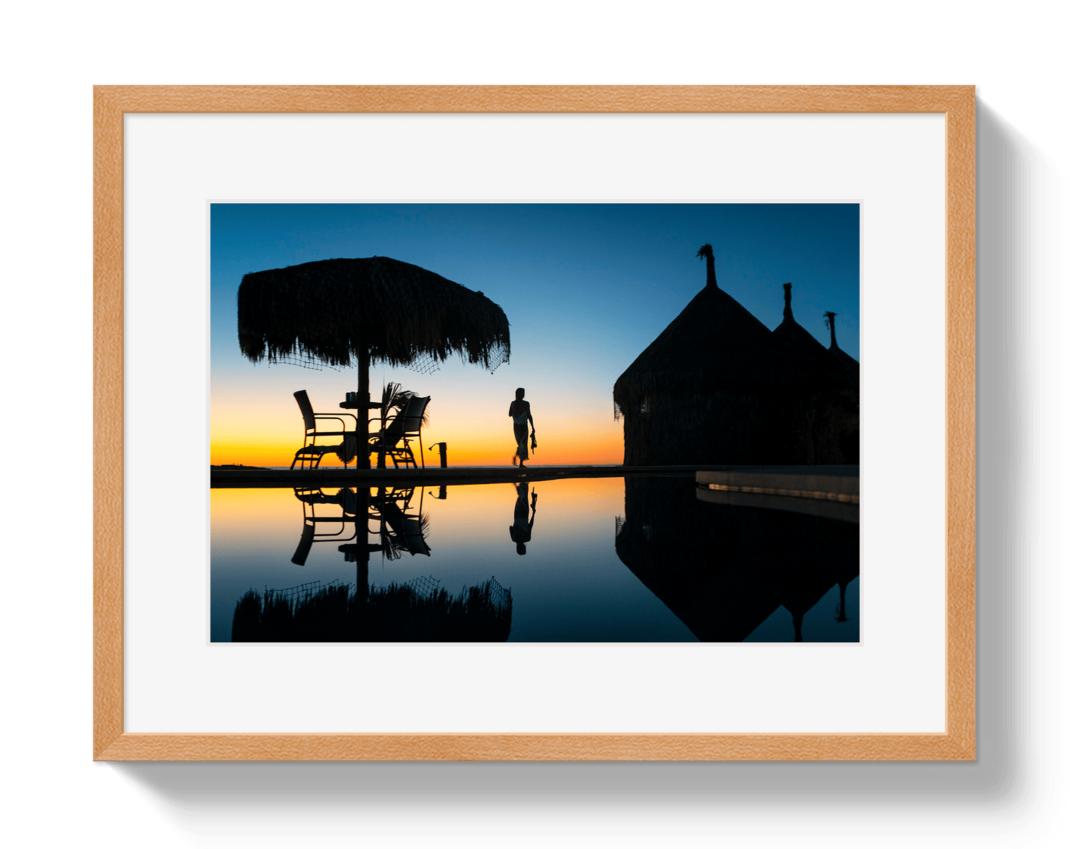Johnny Vacay Oak / 11x14 / Matte Twilight In Mexico