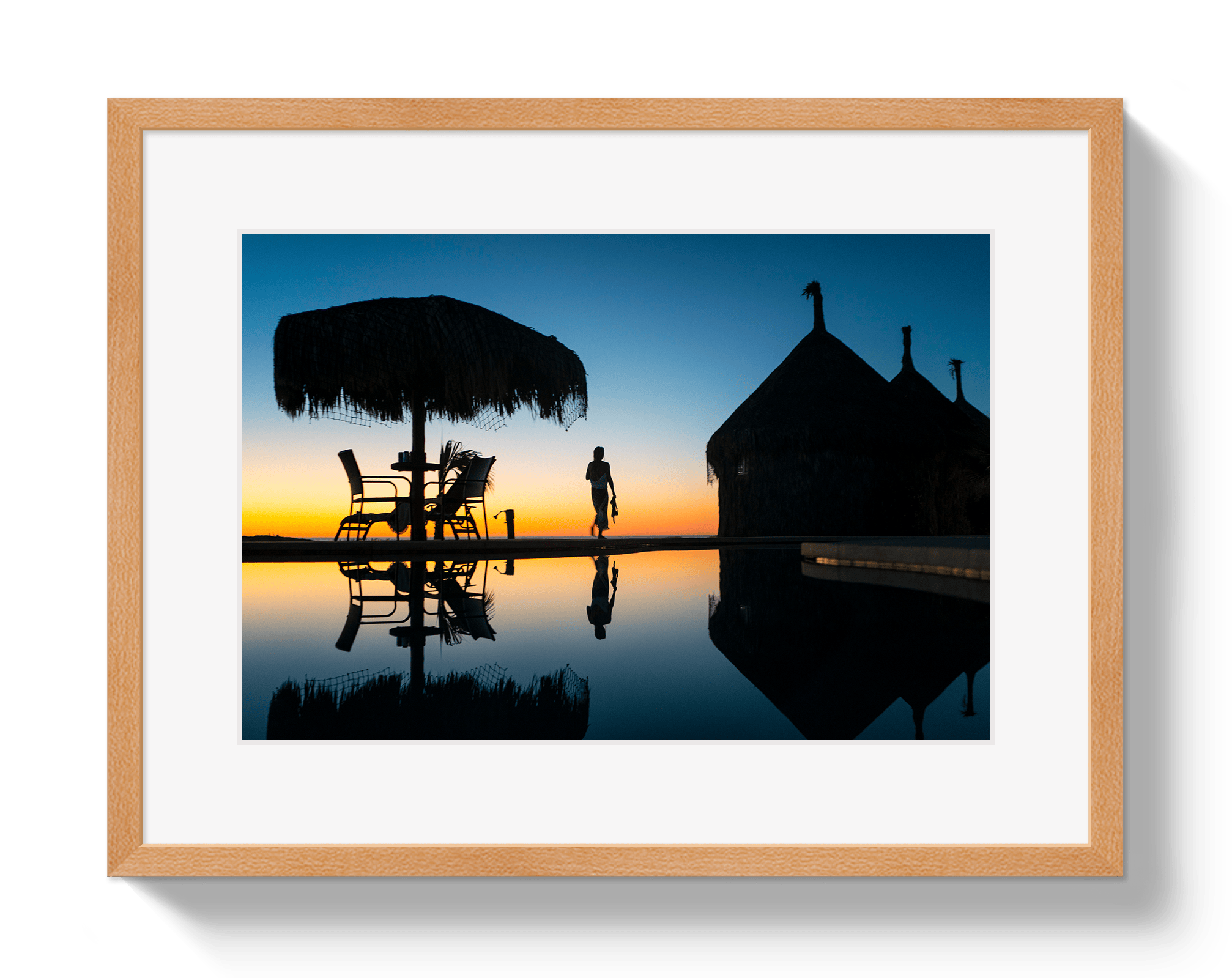 Johnny Vacay Oak / 11x14 / Matte Twilight In Mexico