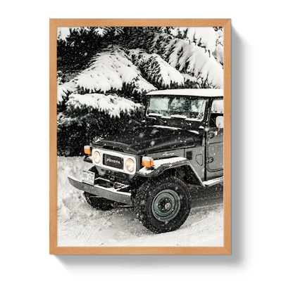 Johnny Vacay Oak / 11x14 / Full Bleed Snowy FJ