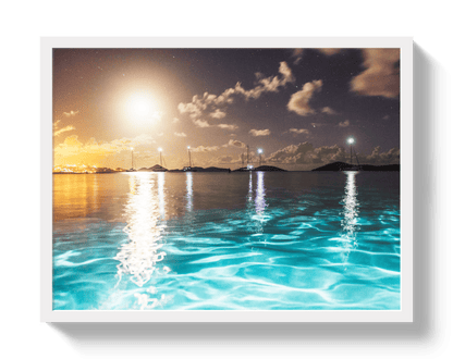Johnny Vacay White / 11x14 / Full Bleed Skinny Dip