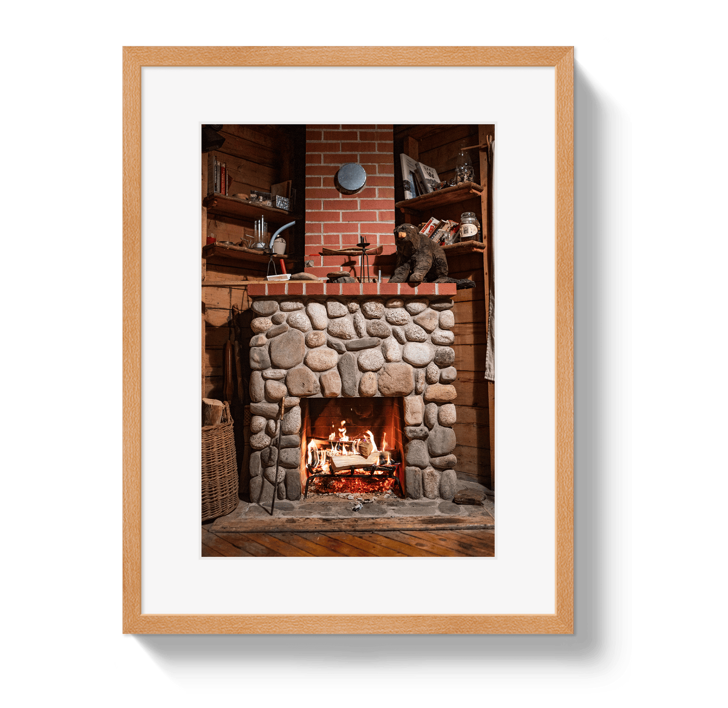 Johnny Vacay Oak / 11x14 / Matte Cozy Cabin