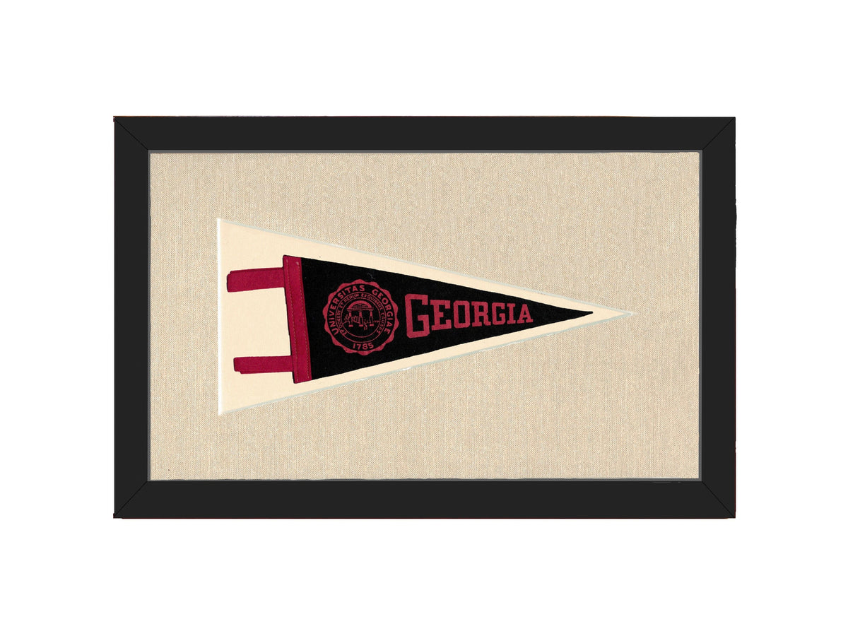 Americana Memories Vintage Pennants and Memorabilia Vintage University of Georgia Pennant