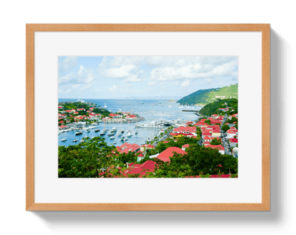 Johnny Vacay Oak / 11x14 / Border St Barths Harbor