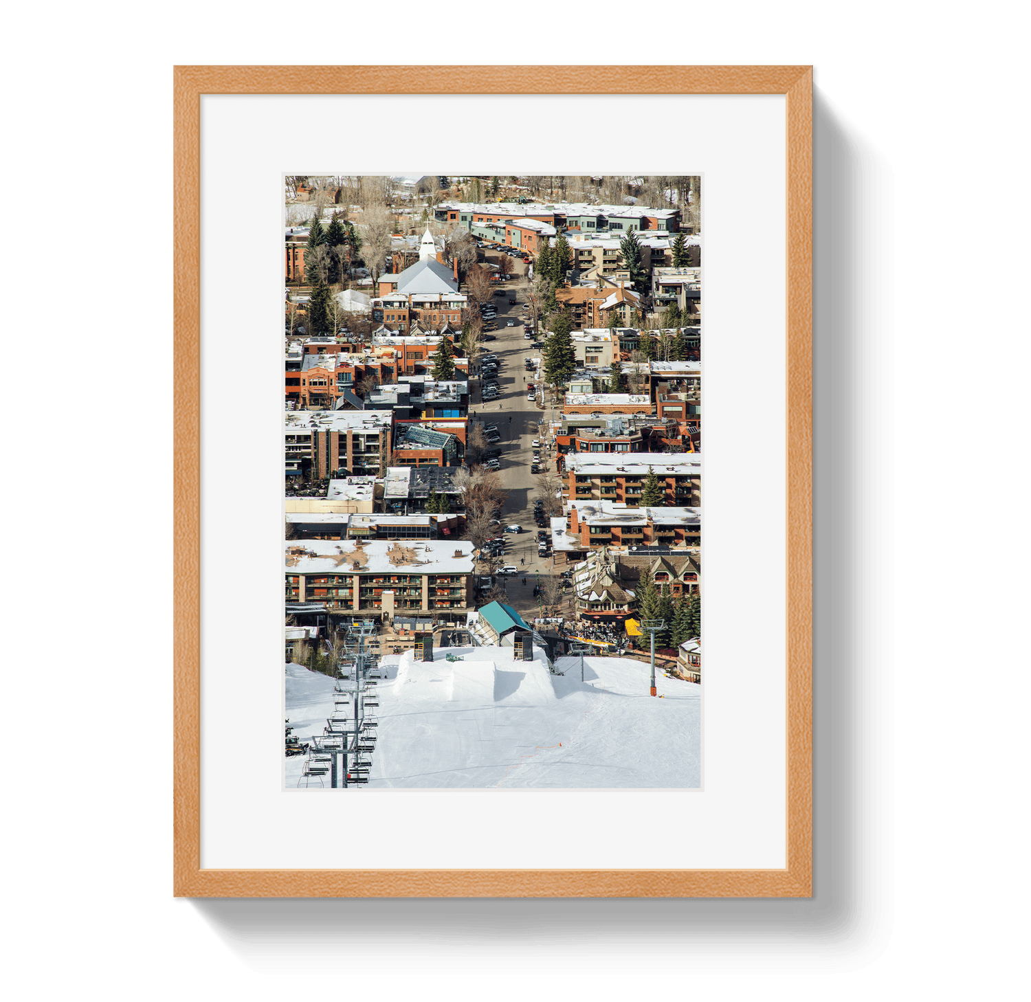 Johnny Vacay Oak / 11x14 / Matte Aspen Ski Town