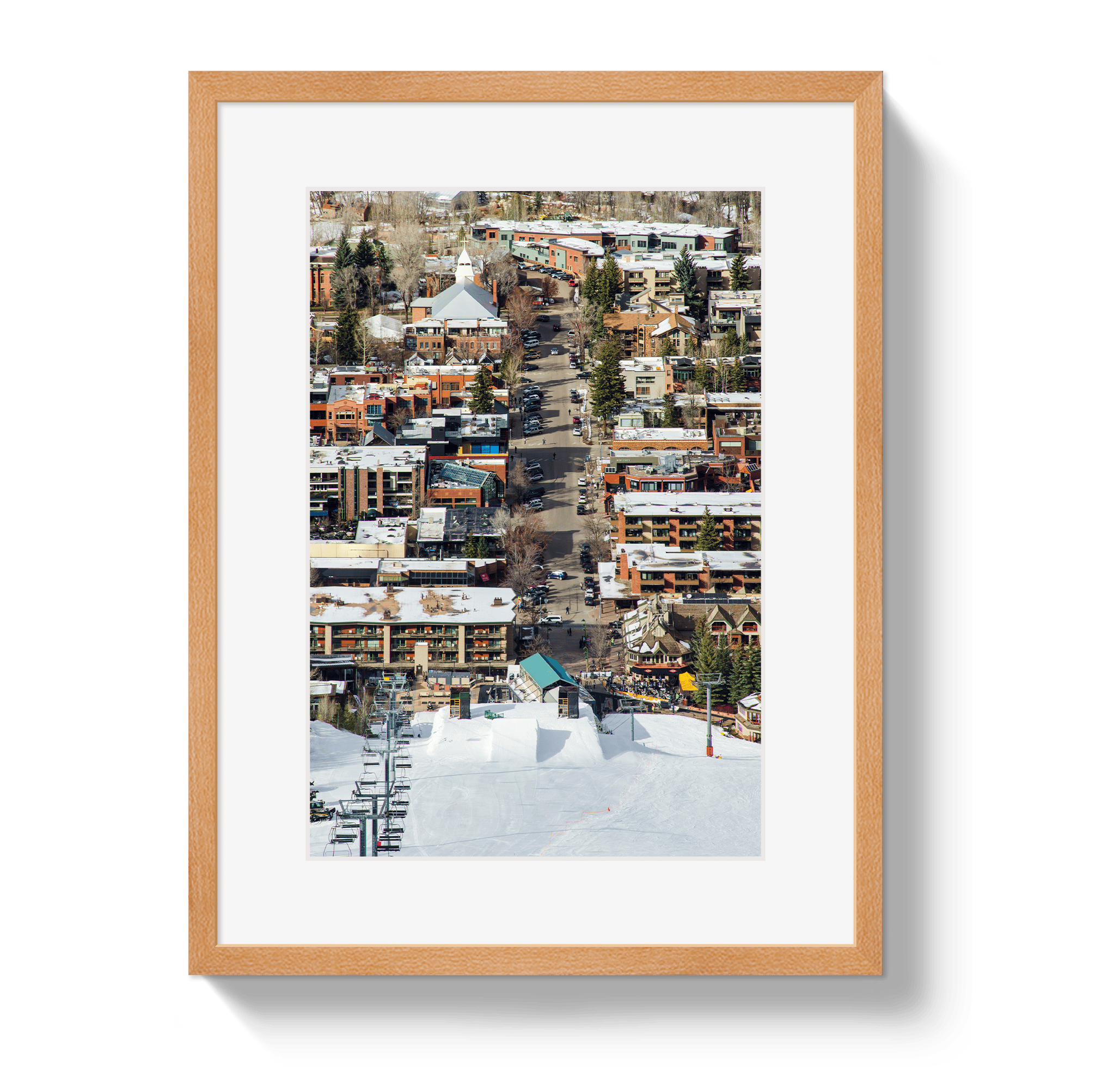 Johnny Vacay Oak / 11x14 / Matte Aspen Ski Town