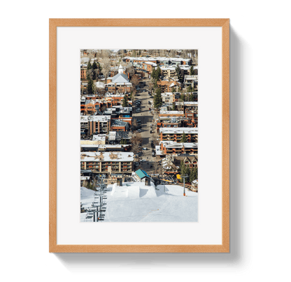 Johnny Vacay Oak / 11x14 / Border Aspen Ski Town