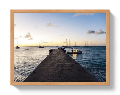 Johnny Vacay Oak / 11x14 / Full Bleed Sunset Harbor