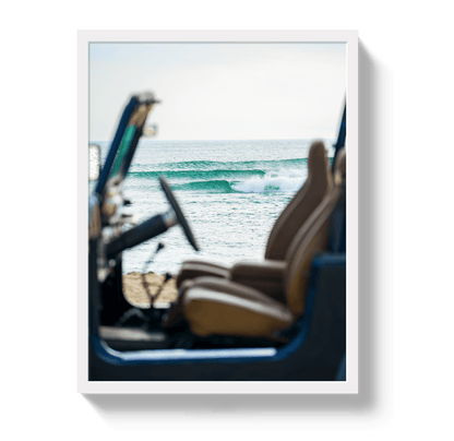 Johnny Vacay White / 11x14 / Full Bleed CJ Waves