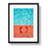 Johnny Vacay Black / 11x14 / Matte Pool Prints