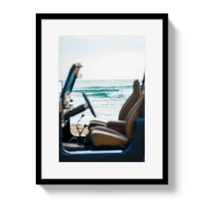 Johnny Vacay Black / 11x14 / Border CJ Waves