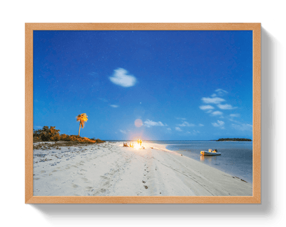 Johnny Vacay Oak / 11x14 / Full Bleed Bahama Bonfire