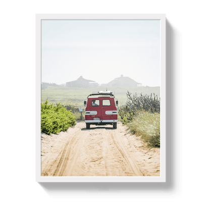 Johnny Vacay White / 11x14 / Full Bleed Beerun