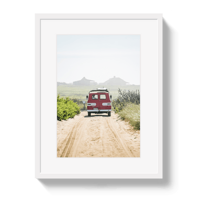 Johnny Vacay White / 11x14 / Matte Beerun