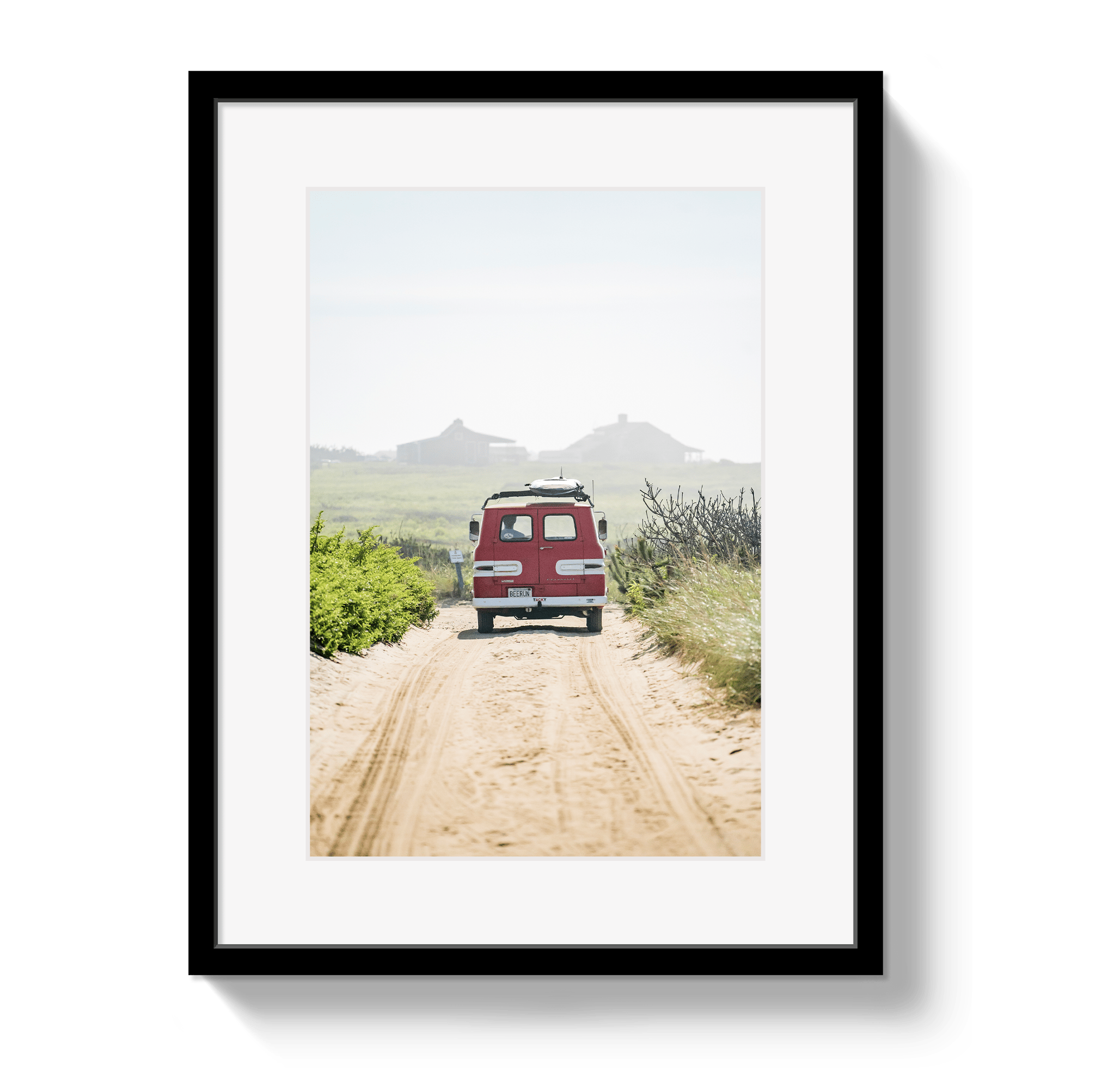 Johnny Vacay Black / 11x14 / Matte Beerun