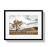Johnny Vacay Black / 11x14 / Matte Jackson Hole Pickup