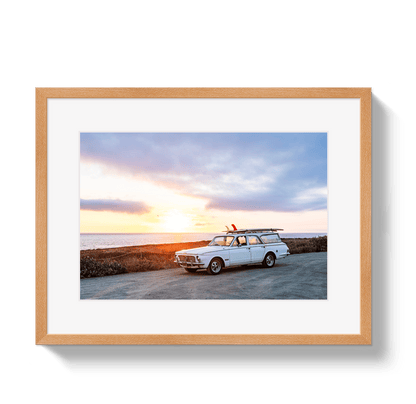 Johnny Vacay Oak / 11x14 / Border Sunset Surfer