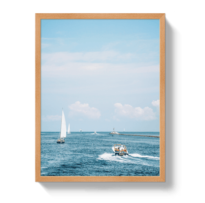 Johnny Vacay Oak / 11x14 / Full Bleed Nantucket Rush Hour