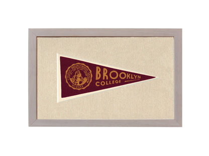Vintage Brooklyn College Pennant