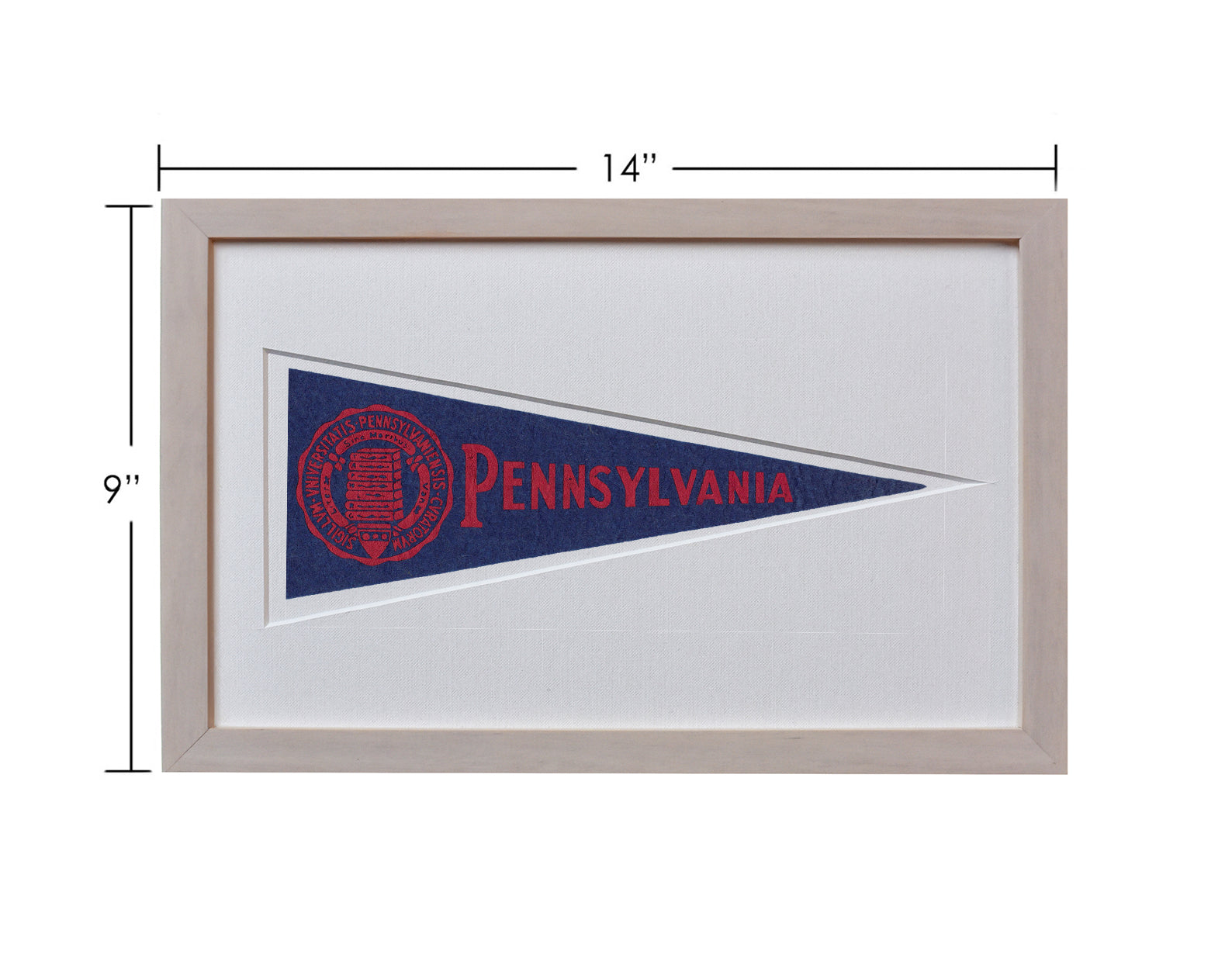 Vintage University of Pennsylvania Hormel Pennant