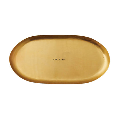 Gold Statement Botanical Candle Plate