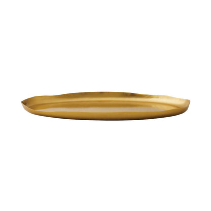 Gold Centerpiece Botanical Candle Plate