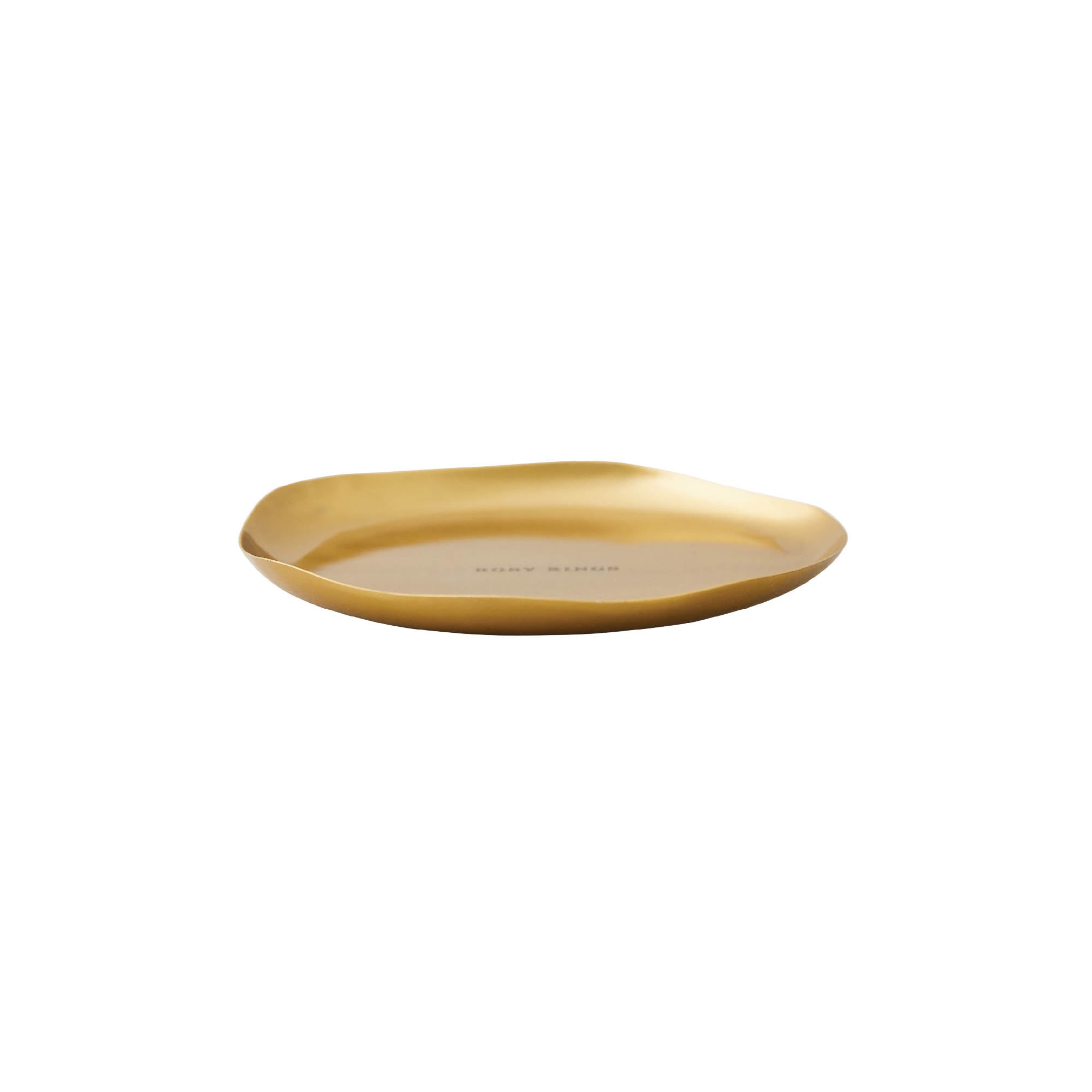 Gold Accent &amp; Signature Botanical Candle Plate