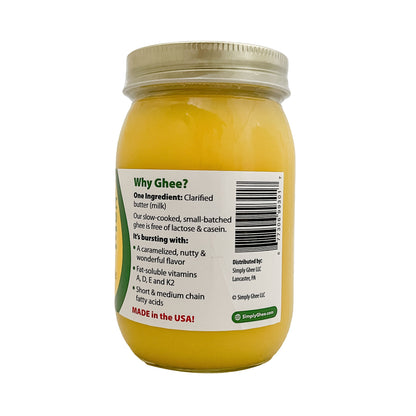 Domestic Grassfed Ghee 16oz - Case of 12