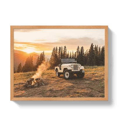 Johnny Vacay Oak / 11x14 / Full Bleed Sunset CJ
