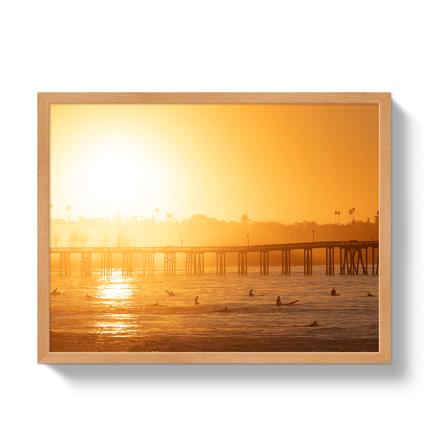 Johnny Vacay Oak / 11x14 / Full Bleed Ventura Sunrise