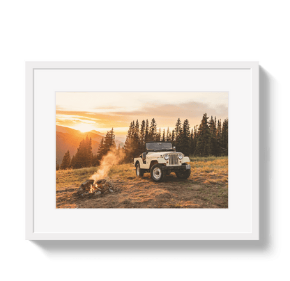 Johnny Vacay White / 11x14 / Border Sunset CJ