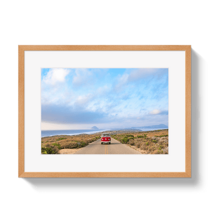Johnny Vacay Oak / 11x14 / Border Morro Bay Bus