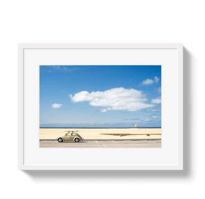 Johnny Vacay White / 11x14 / Border Beetle