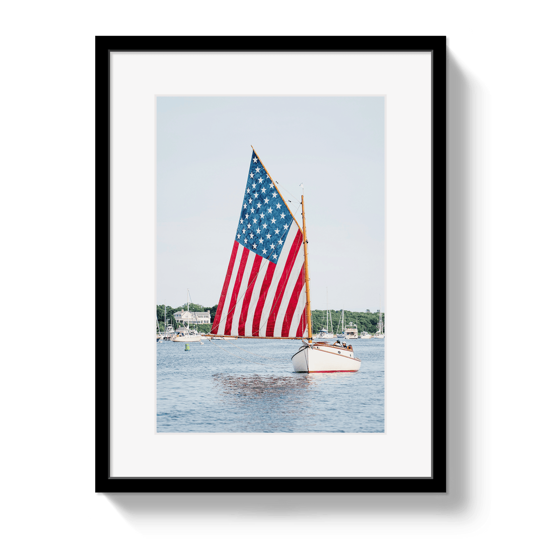 Johnny Vacay Black / 11x14 / Matte American Dream