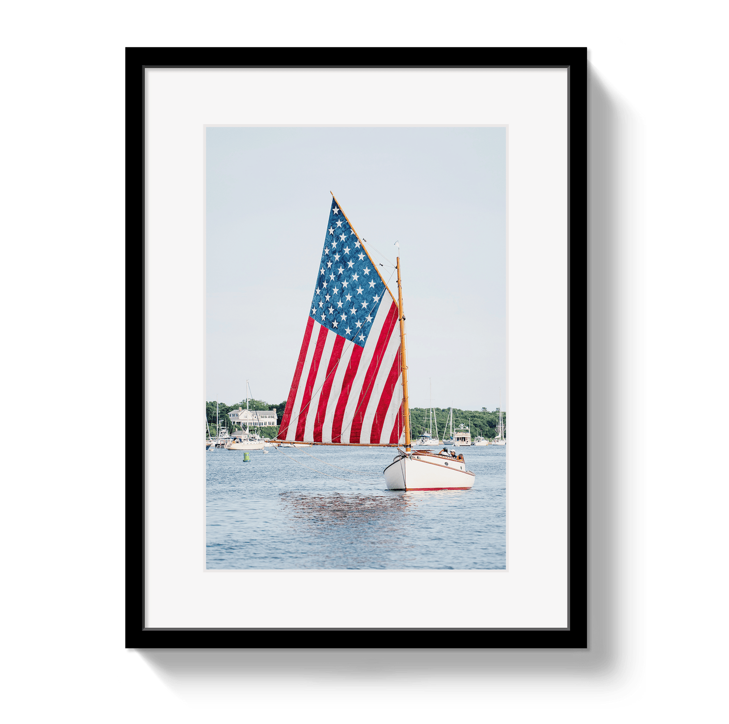 Johnny Vacay Black / 11x14 / Matte American Dream