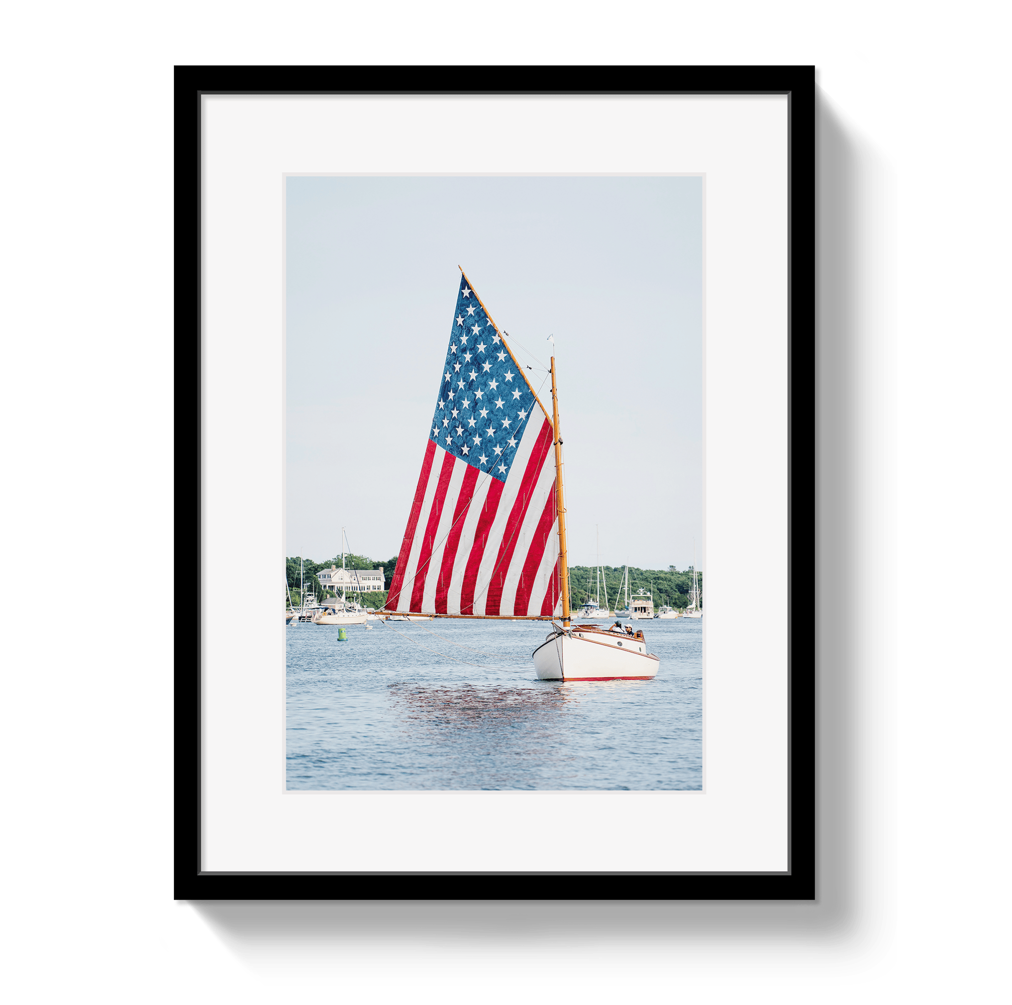 Johnny Vacay Black / 11x14 / Matte American Dream