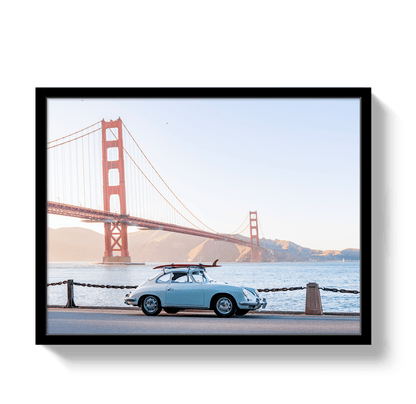 Johnny Vacay Black / 11x14 / Full Bleed Golden Gate 356