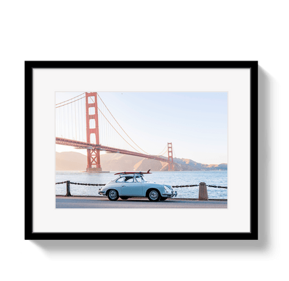 Johnny Vacay Black / 11x14 / Border Golden Gate 356