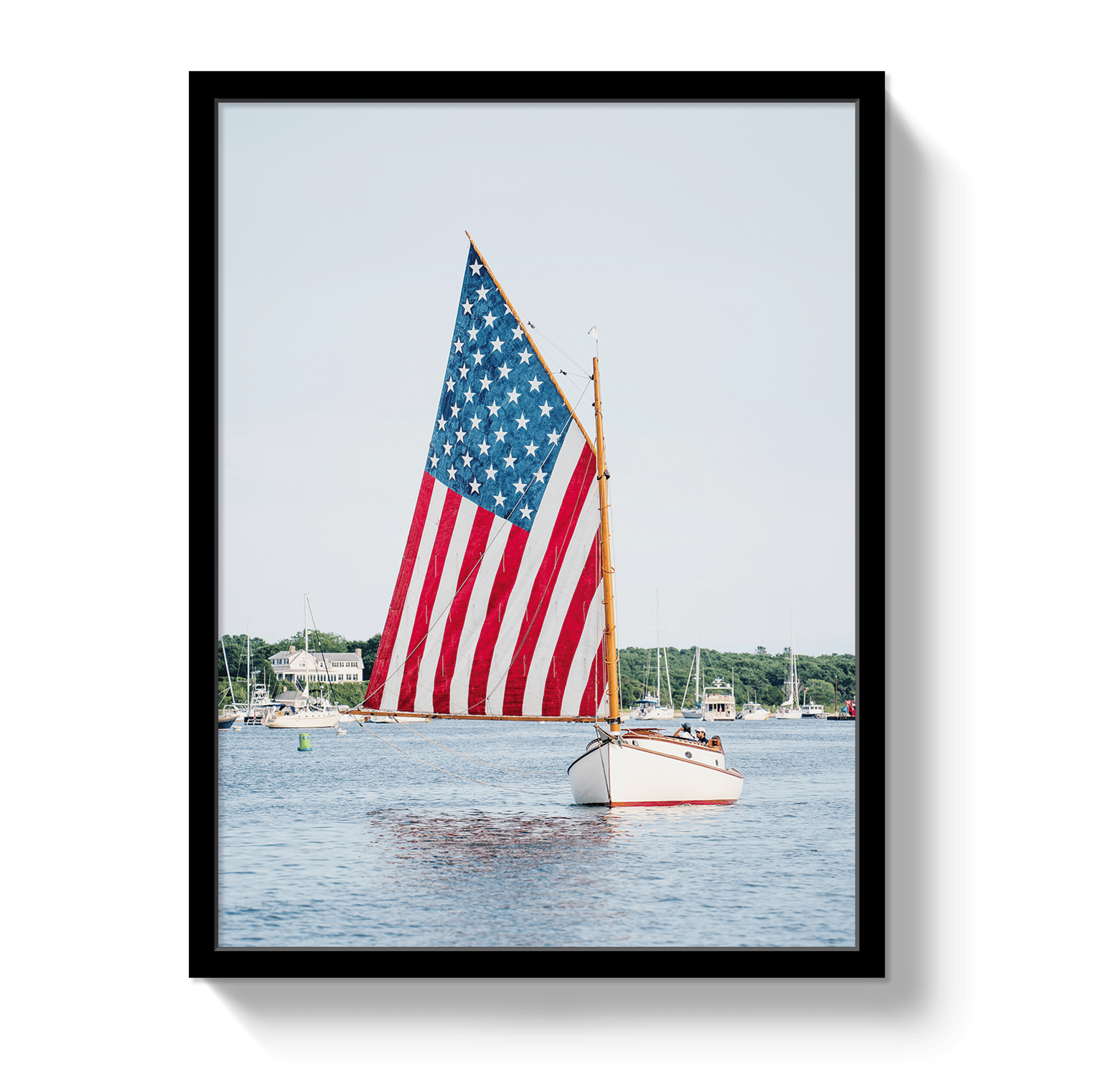 Johnny Vacay Black / 11x14 / Full Bleed American Dream