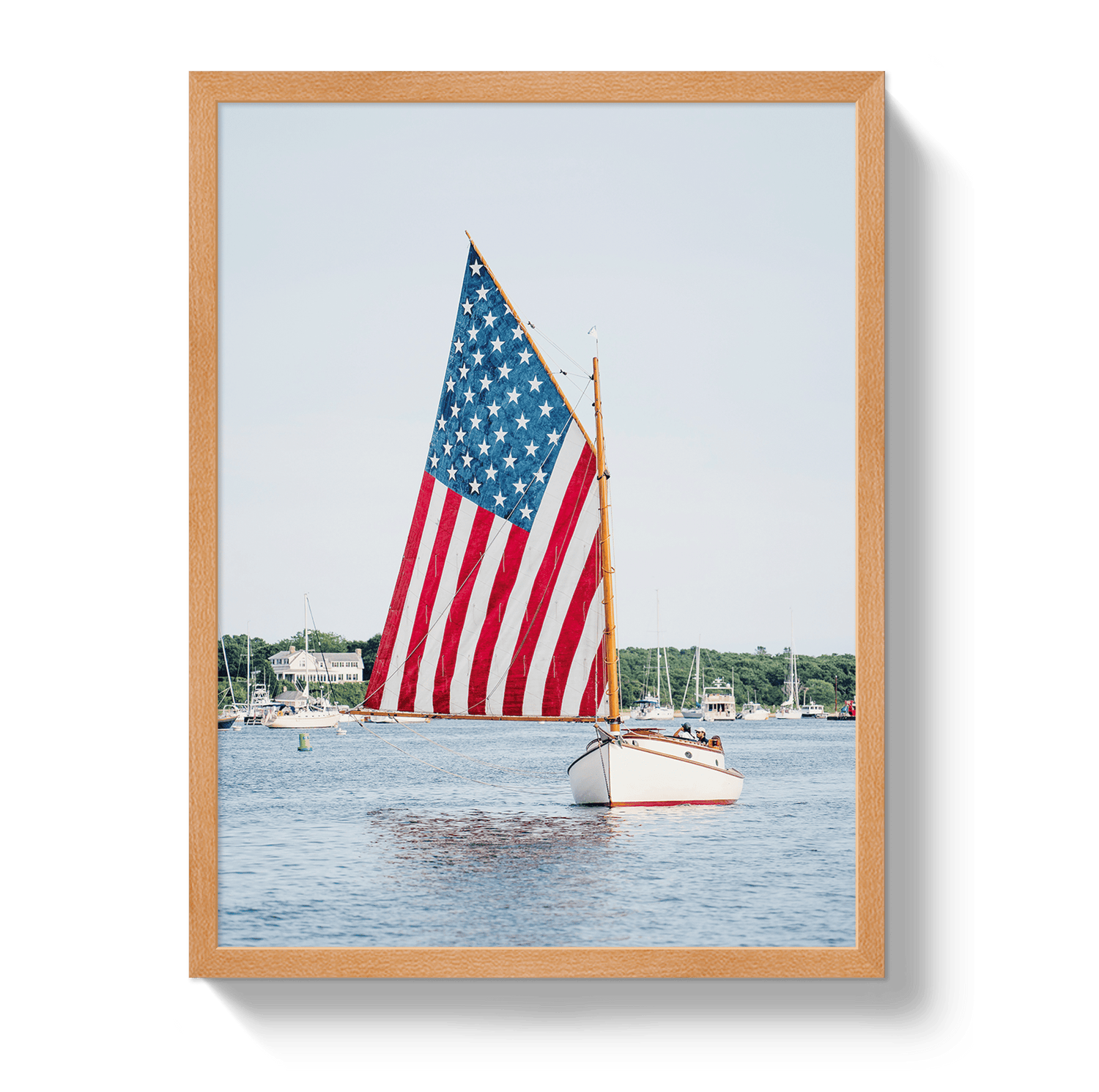 Johnny Vacay Oak / 11x14 / Full Bleed American Dream
