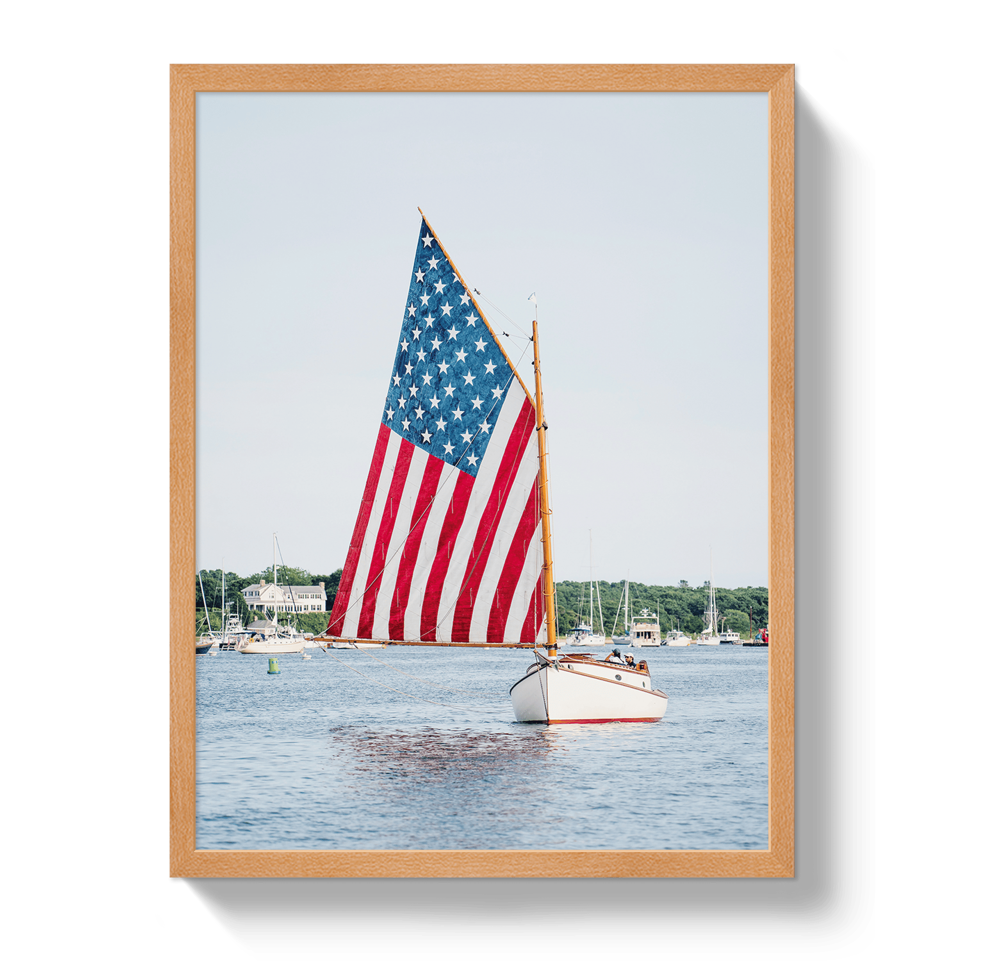 Johnny Vacay Oak / 11x14 / Full Bleed American Dream